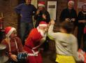 Santa at work