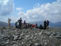On the summit of Geal-charn