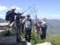Allan arrives at his last Munro summit