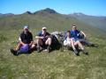 On the summit of Am Bathach