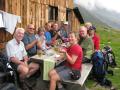 Half-way hutte for lunch